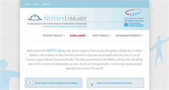 Desktop Screenshot of notifylibrary.org