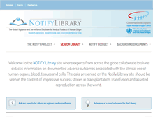 Tablet Screenshot of notifylibrary.org